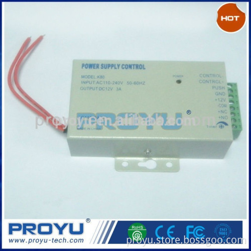 Mini Hot Selling 12V/3A power supply AC100V-260V 50-60HZ for access control